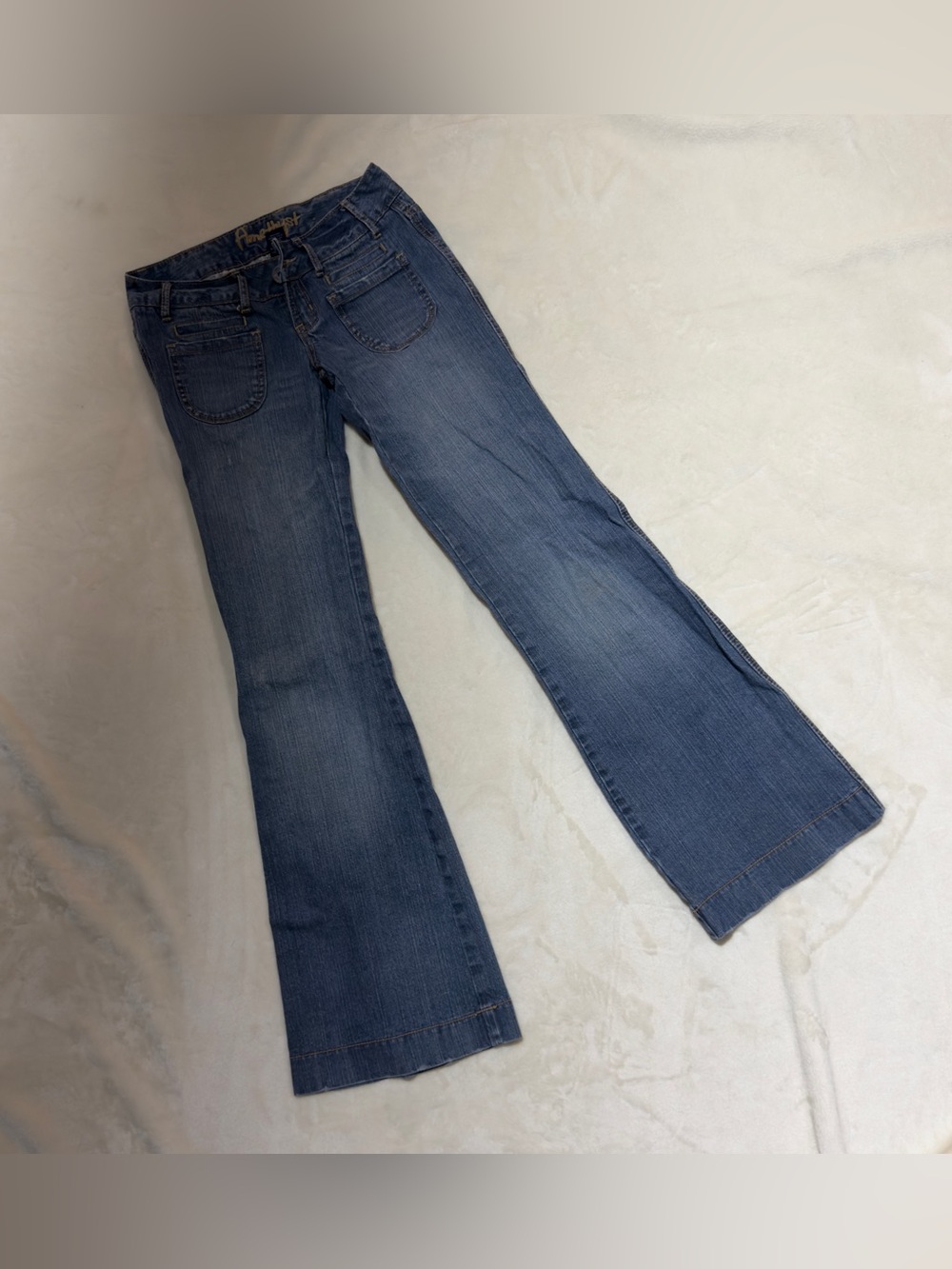 Amethyst Jeans Mid-Blue Flare Denim Pants